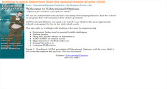 Desktop Screenshot of educational-options.com